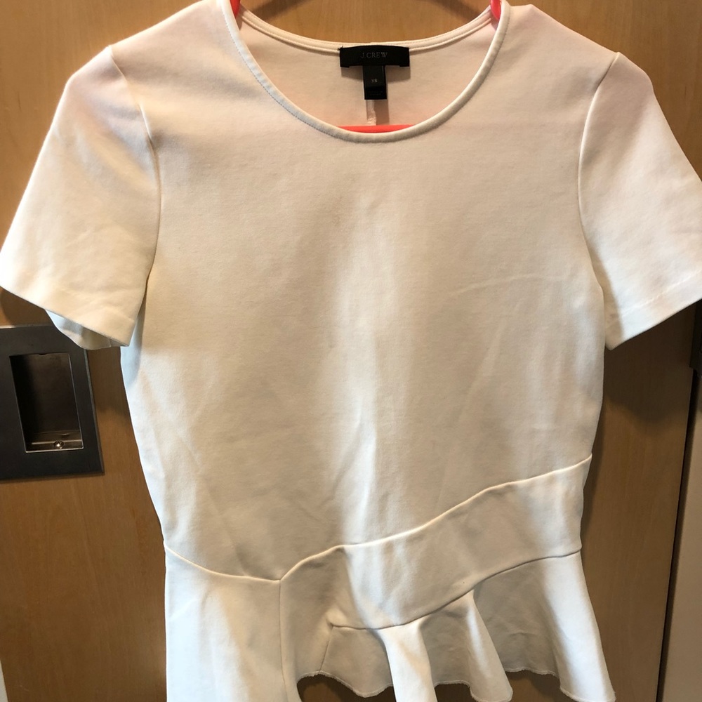 J. Crew peplum top